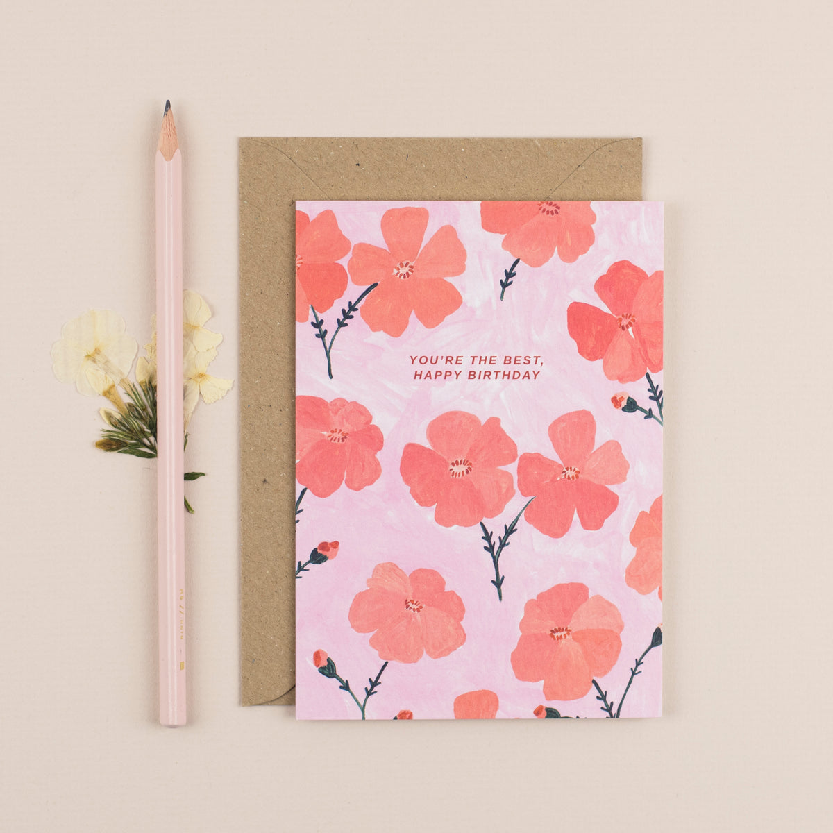 You're The Best, Happy Birthday Greeting Card